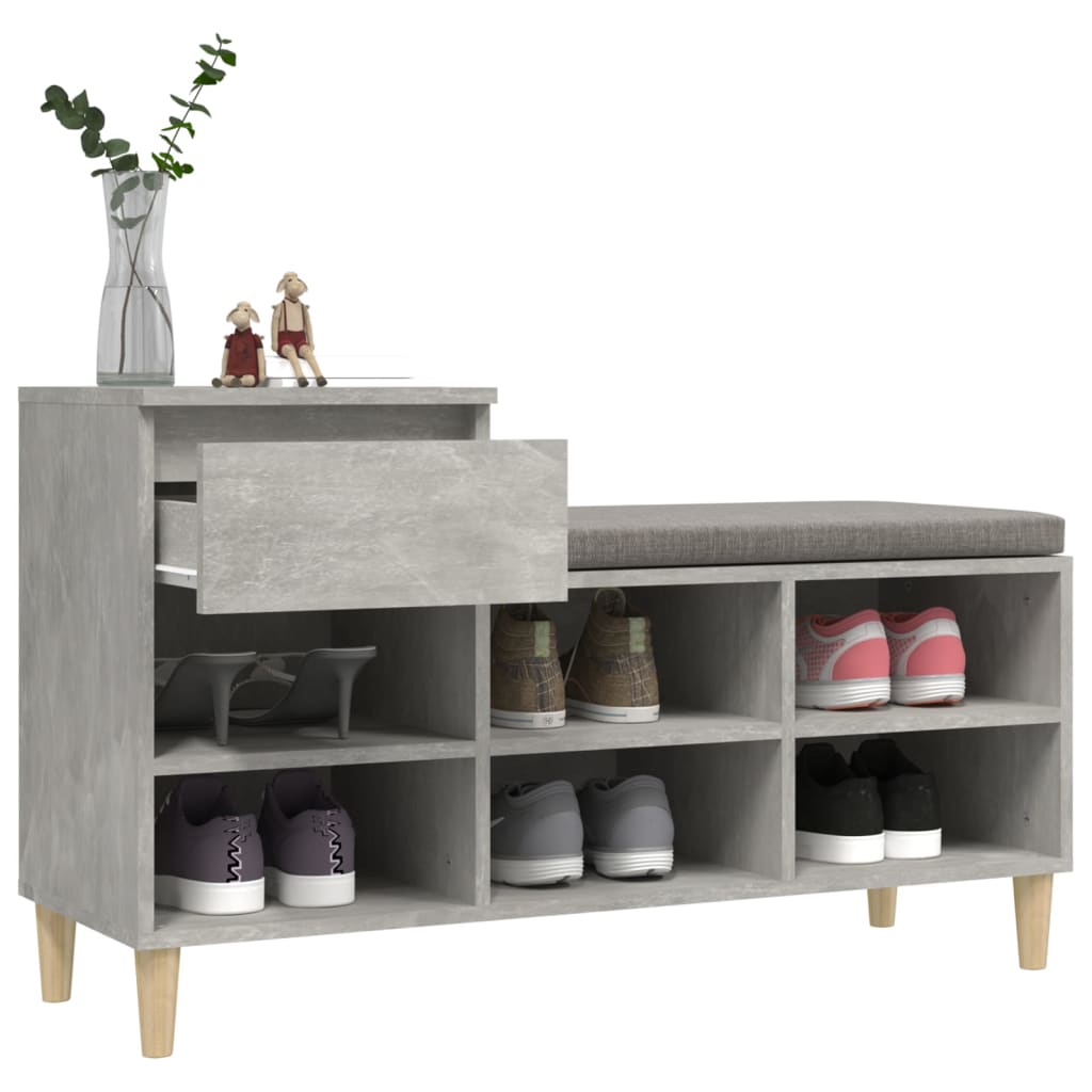 Schuhregal Weiß 102x36x60 cm Holzwerkstoff