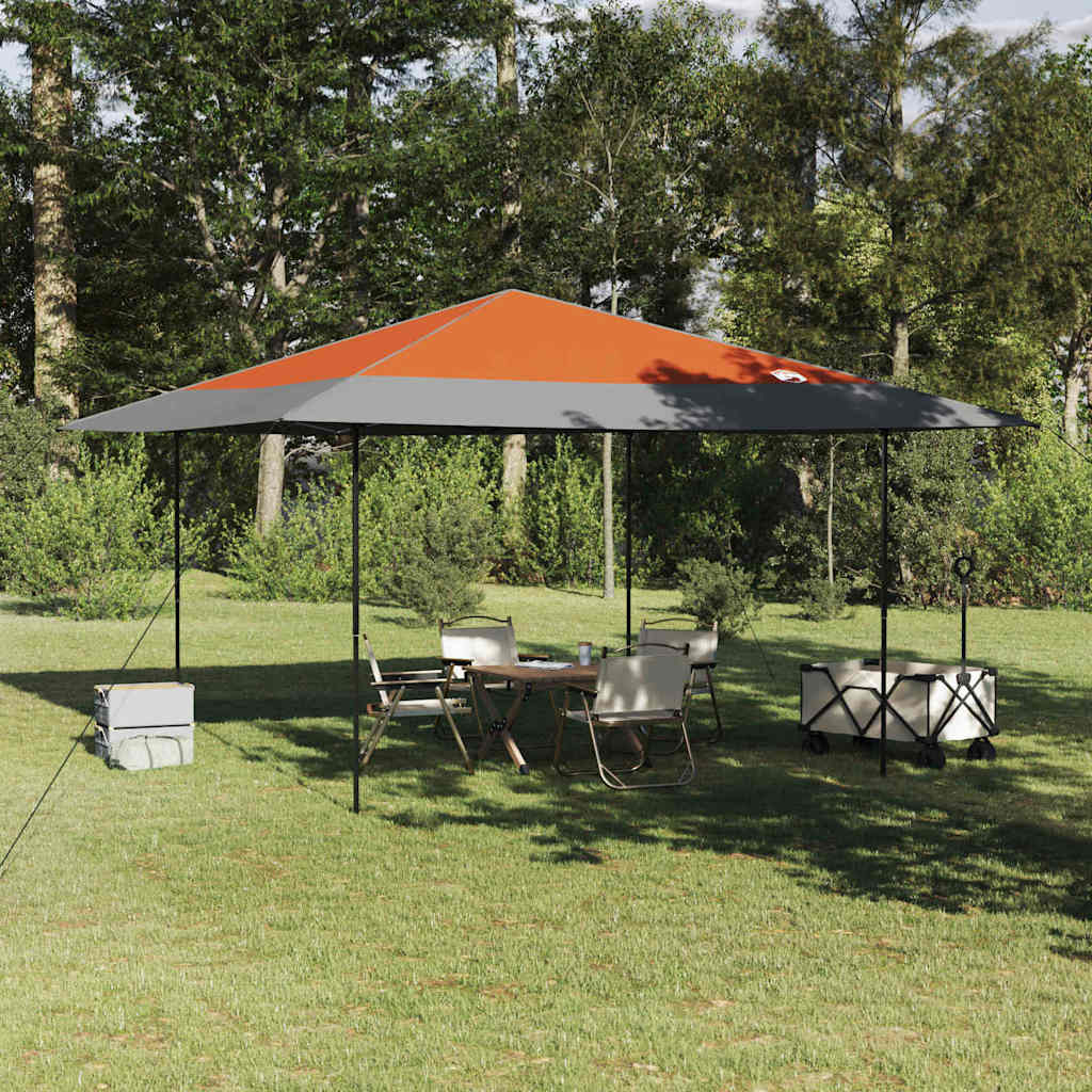 Pavillon-Zelt Blau 395 x 395 x 251 cm Stoff