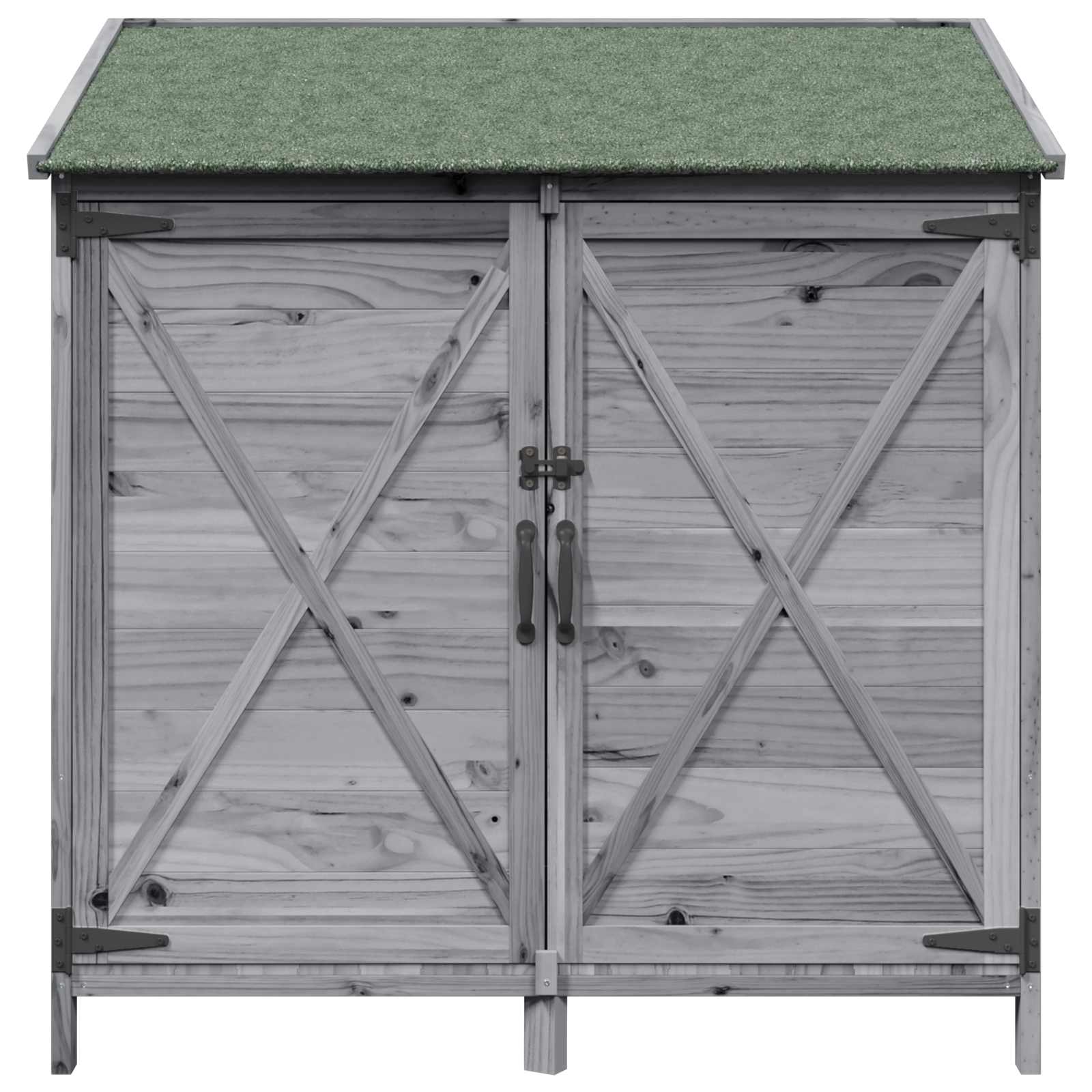Gartenschuppen Natur 59,5 x 56 x 113,5 cm Massivholz aus Fichte