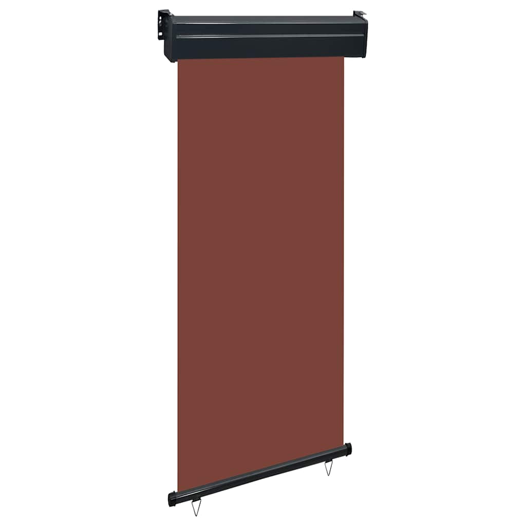 Balkon Seitenmarkise 60 x 250 cm 100% Polyester Eisen Stahl