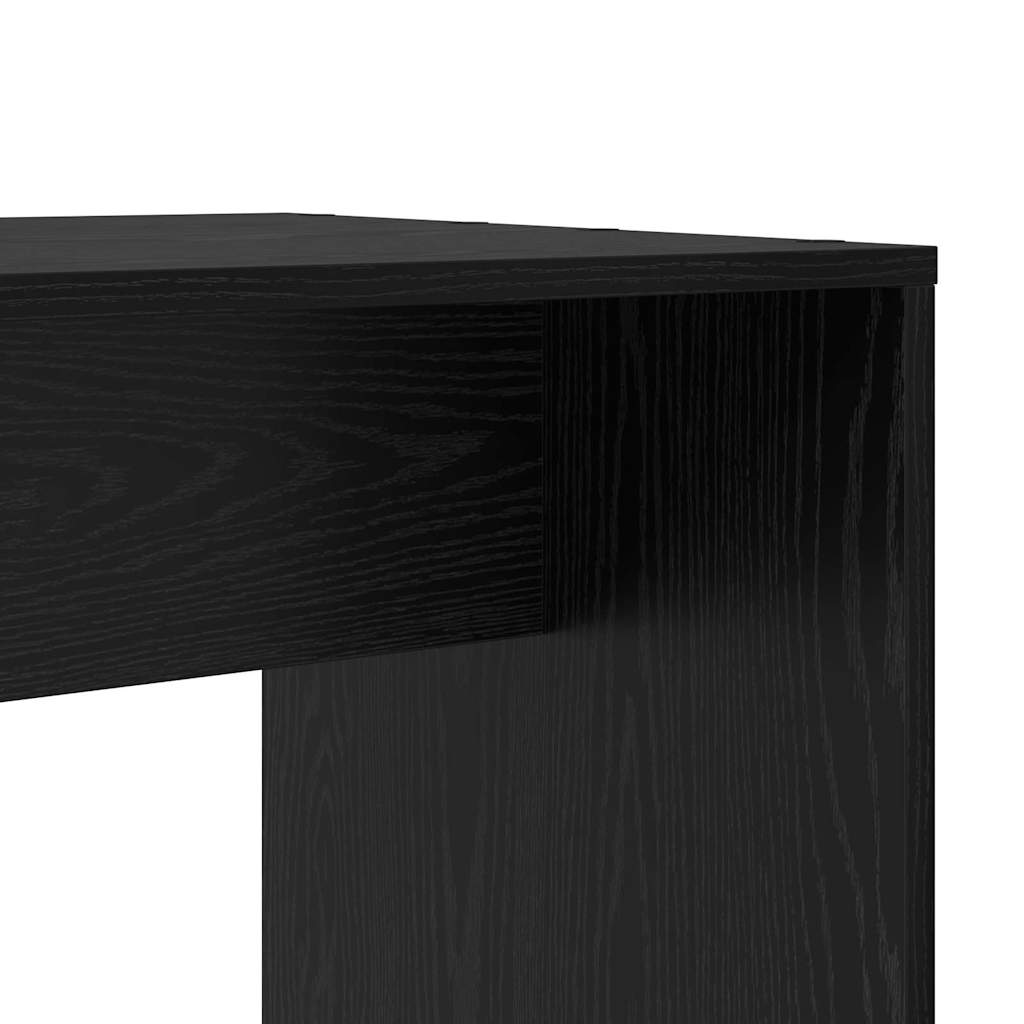 Schreibtisch mit Regal Weiß 138,5 x 55 x 143 cm Holzwerkstoff