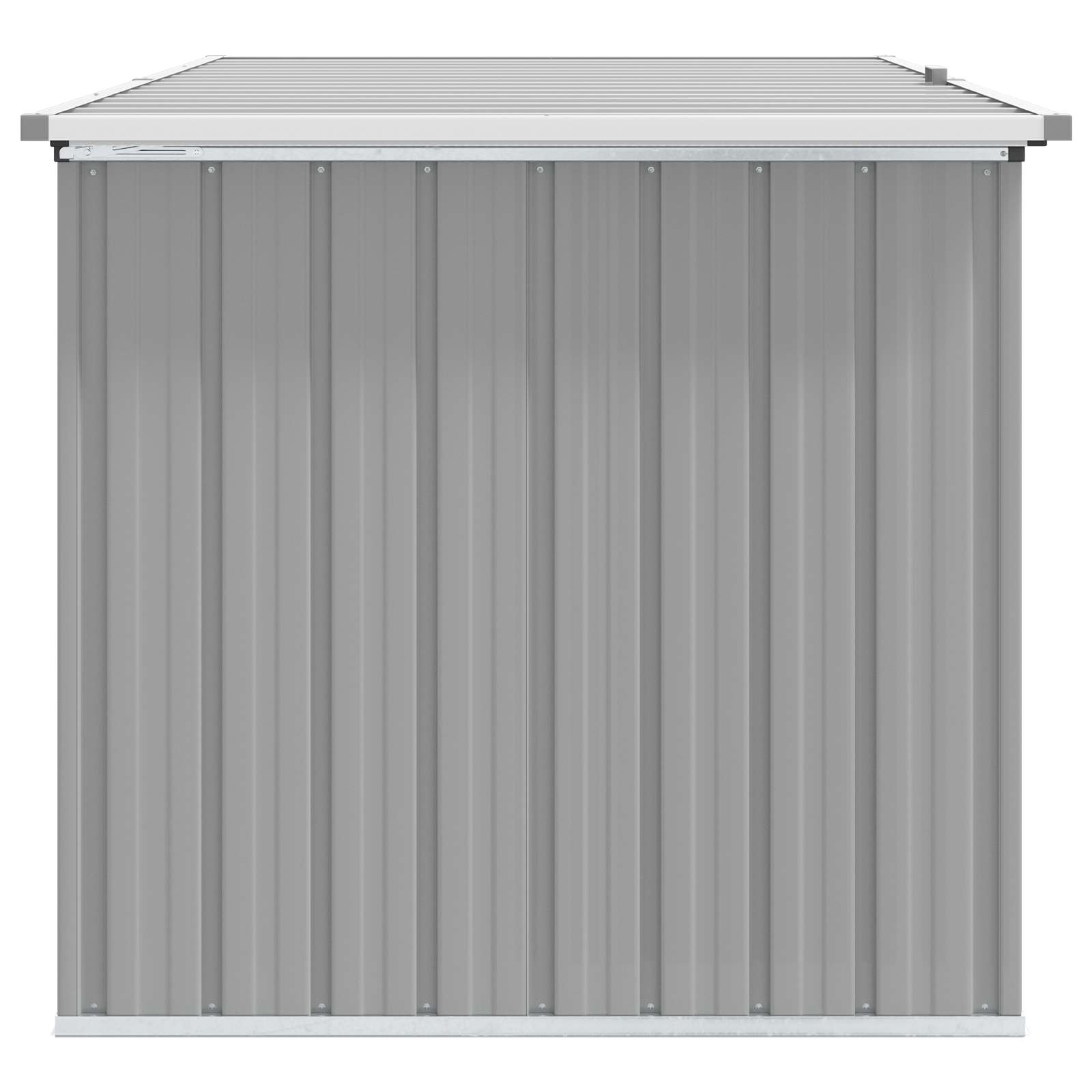 Außenlagerbox Holz 109 x 67 x 65 cm Verzinkter Stahl