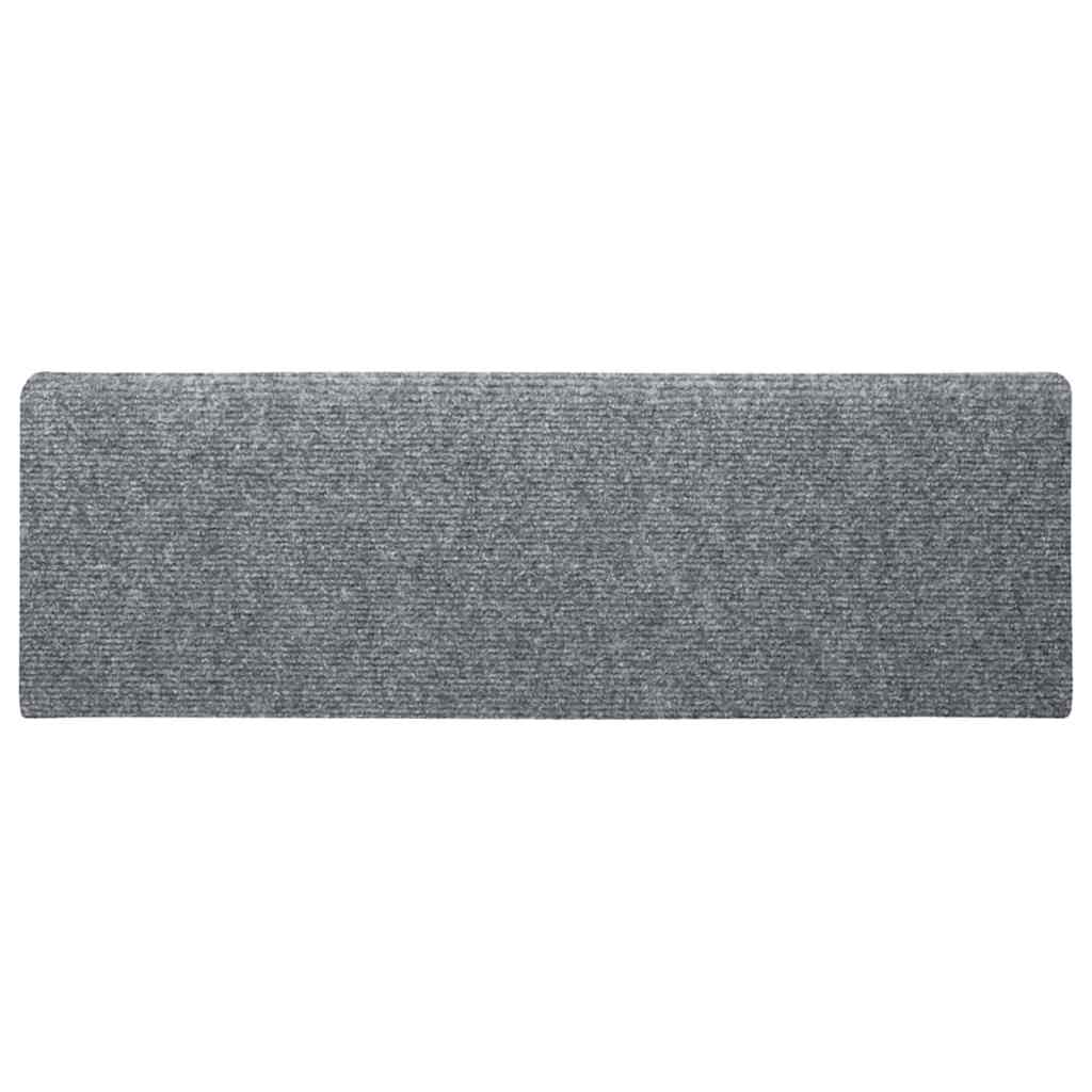 Stufenmatten Selbstklebend 15 Stk. 65x21x4 cm Hellbraun Rechteckiger Rand
