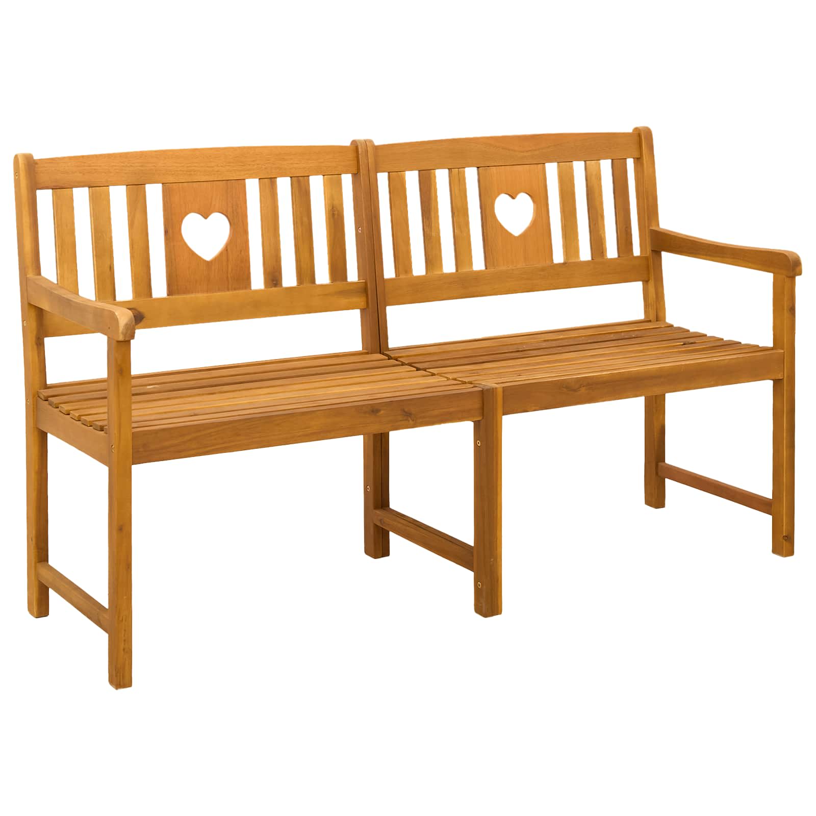 Bank Outdoor Natur 110 x 56 x 90 cm Massivholz Akazie