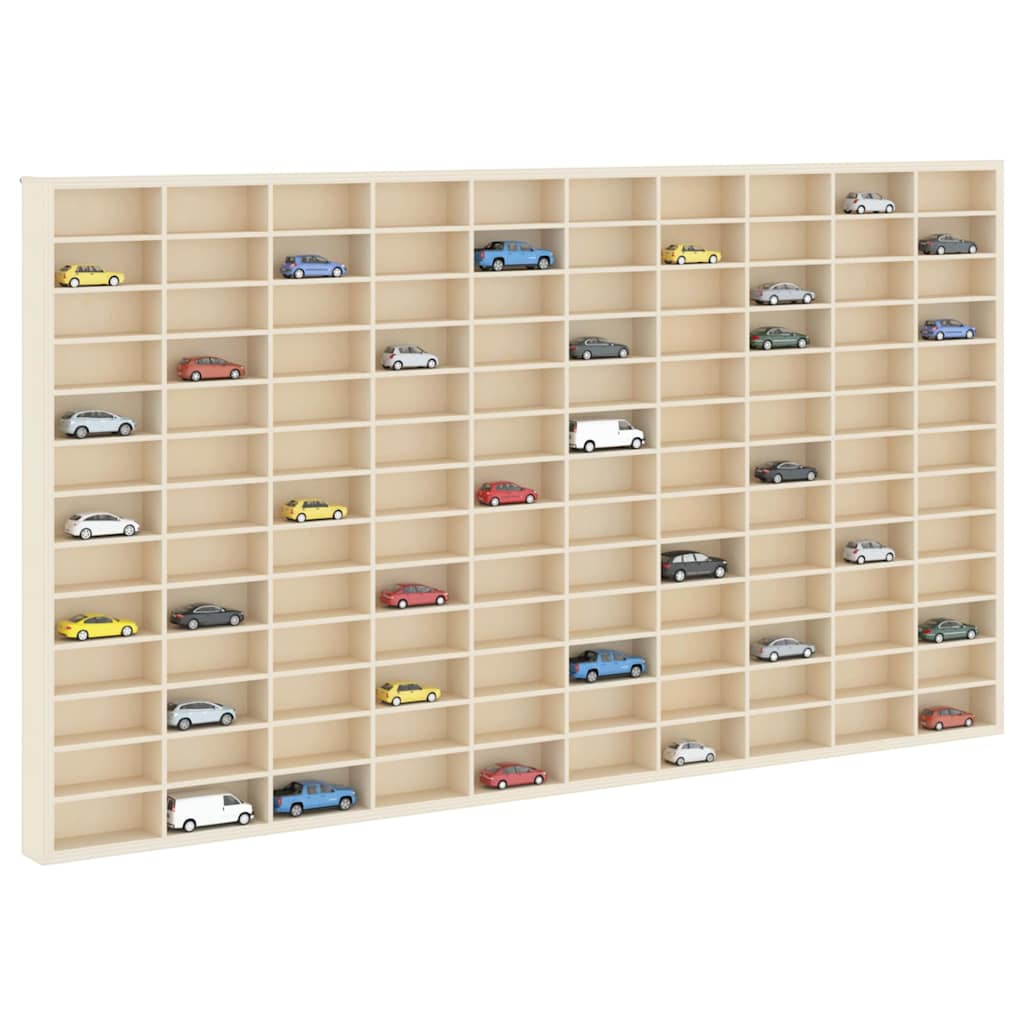 Sammlervitrine aus Holz mit 80 Fächern 80x4,5x40,5cm