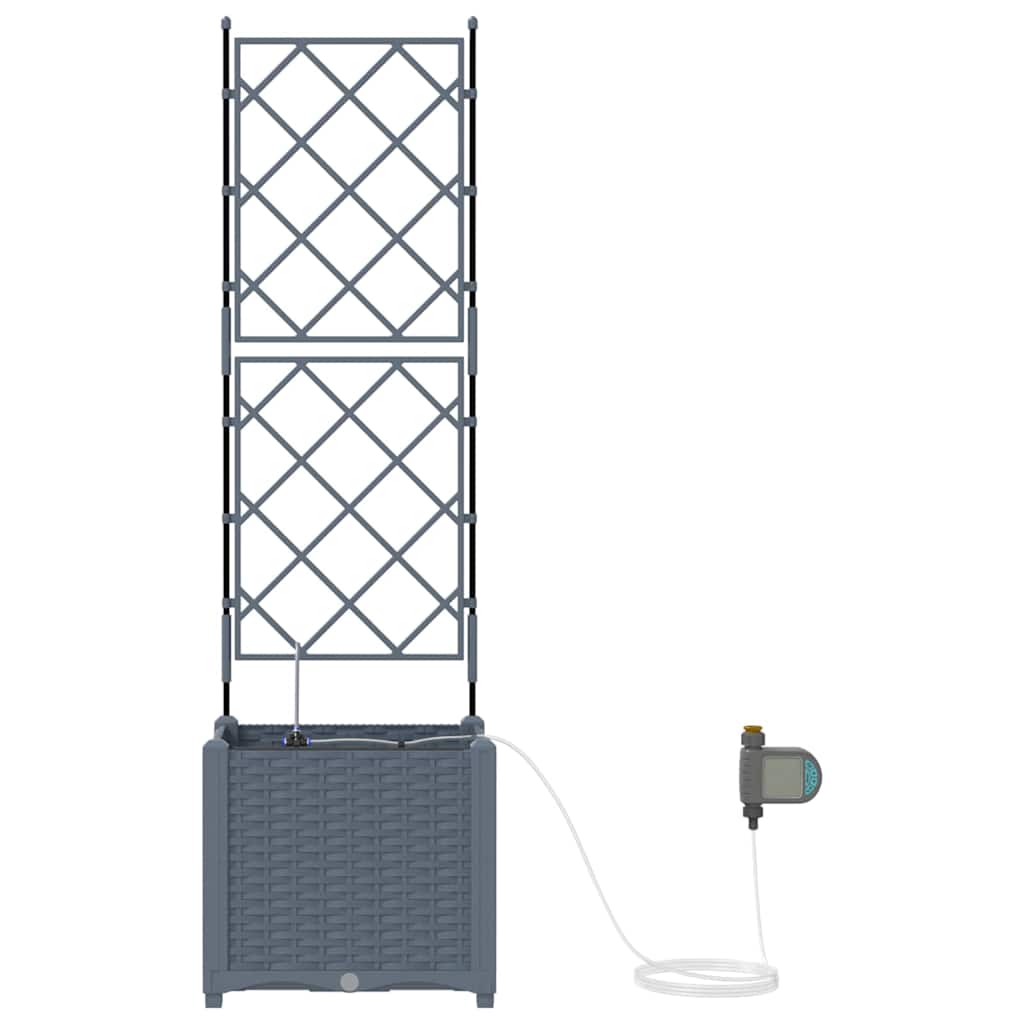 Garten-Pflanzgefäß 4 Stk. Braun 160 x 40 x 22 cm PP