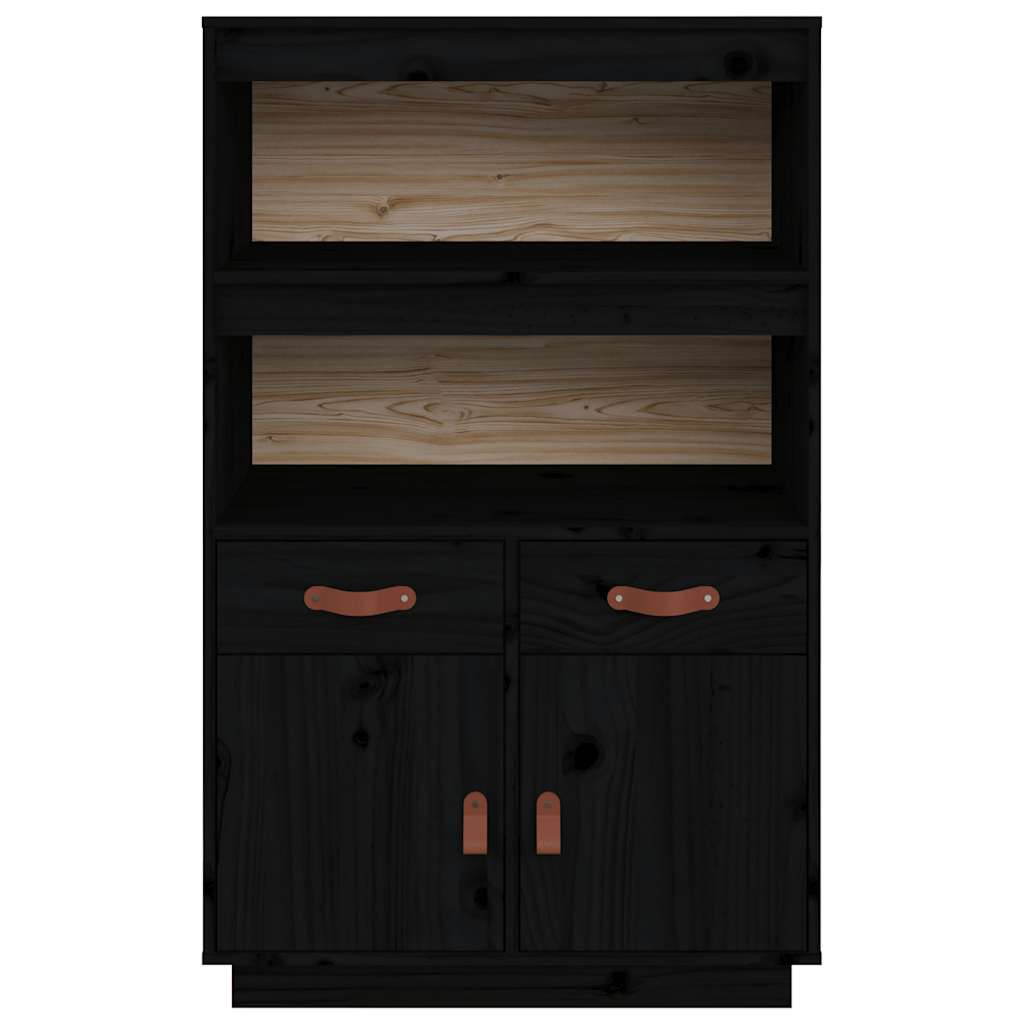 Highboard 67x40x108,5 cm Massivholz Kiefer
