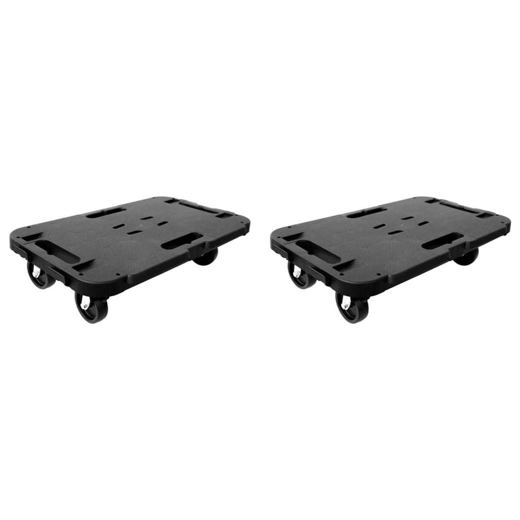 Transportroller Schwarz Polypropylen 300 kg