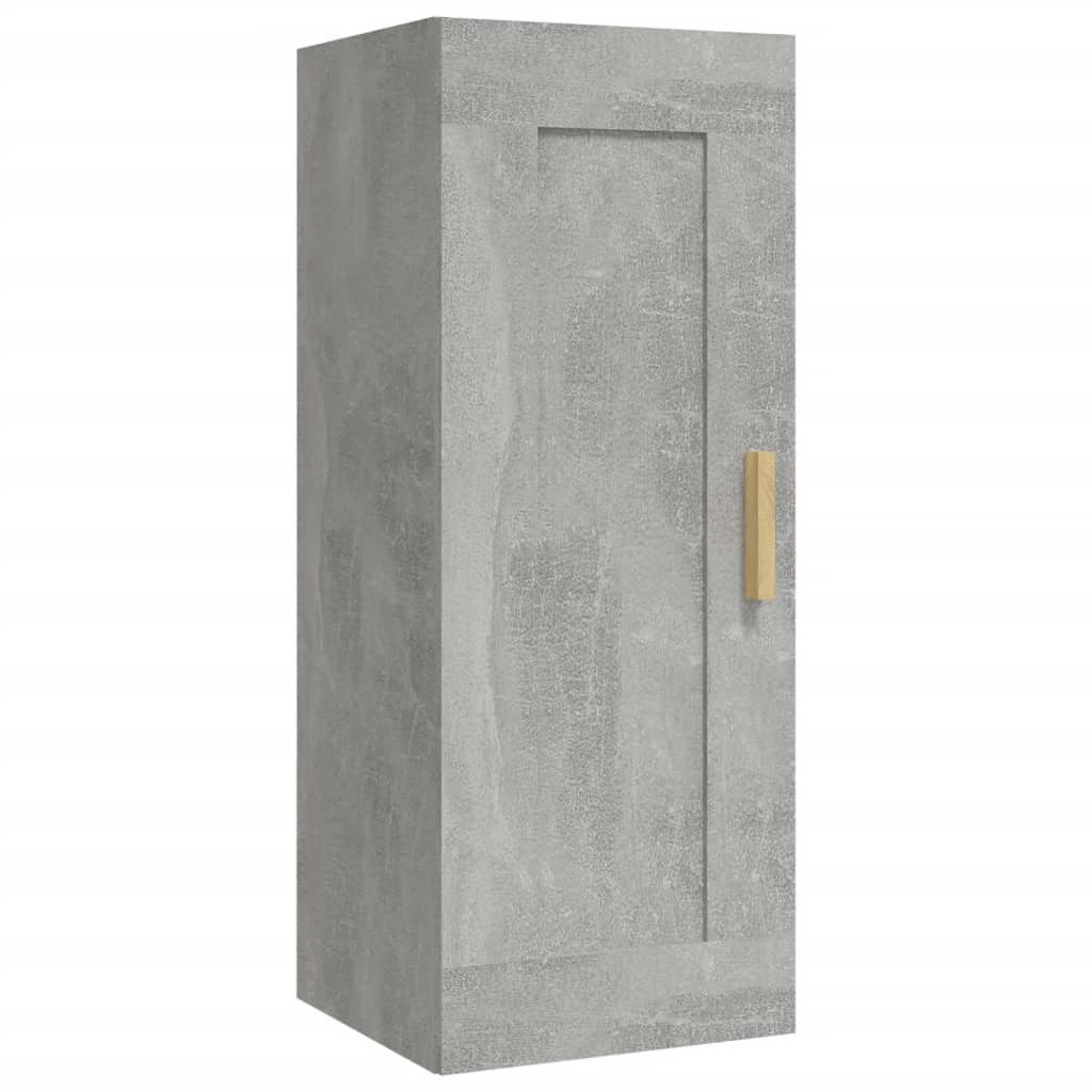 Wandschrank Weiß 35x34x90 cm Holzwerkstoff