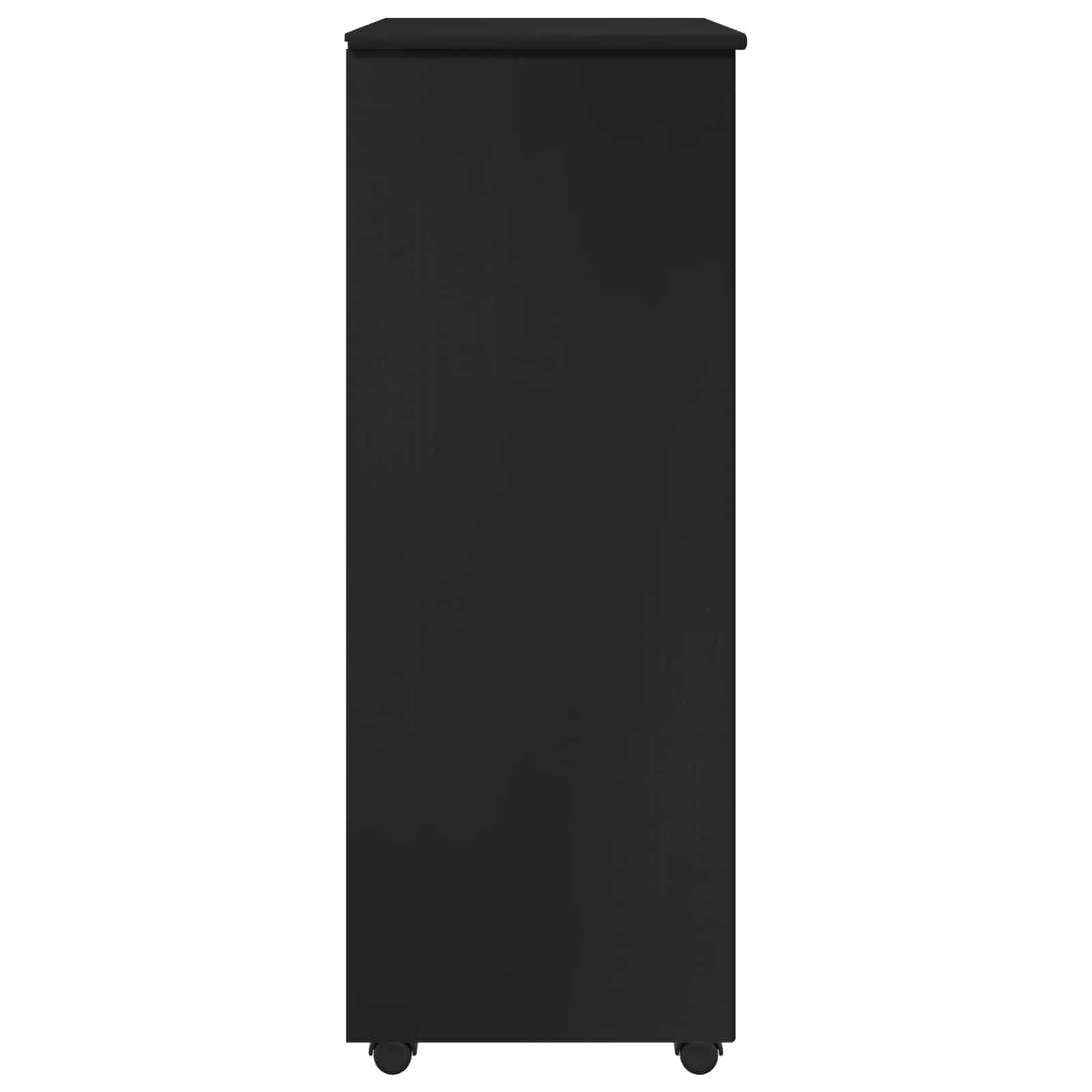 Rollschrank Honigbraun 53 x 39 x 103 cm Massivholz Kiefer