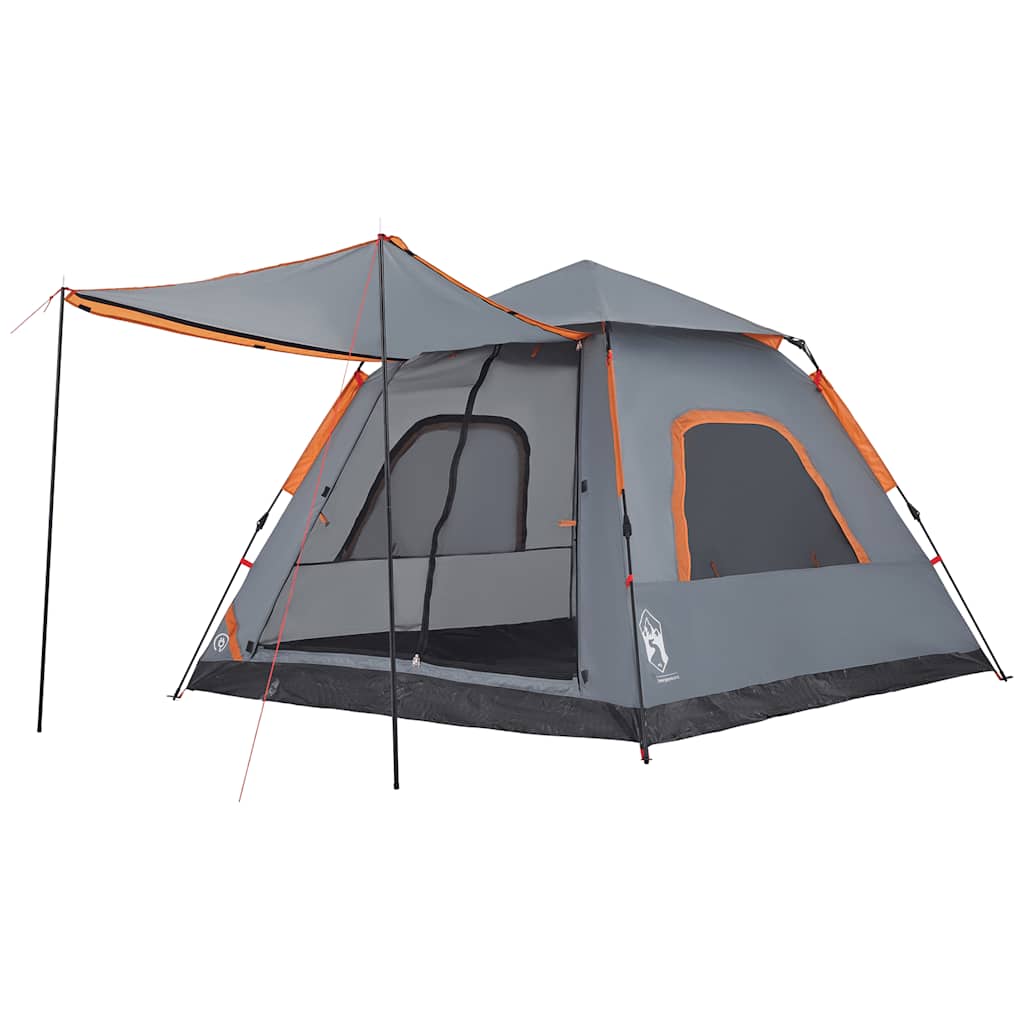 Kuppel-Campingzelt 4 Personen Grün Quick Release