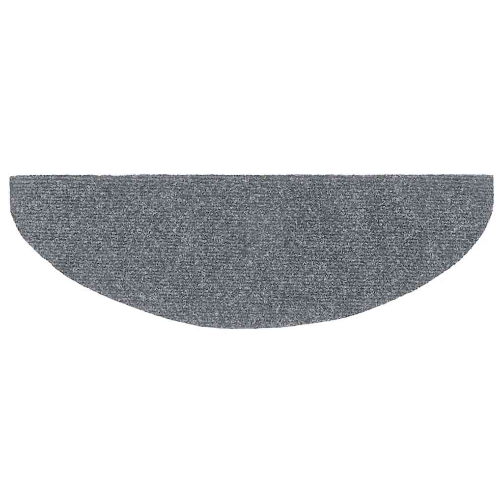 Stufenmatten Selbstklebend 15 Stk. 56x17x3 cm Hellbraun Halbrund