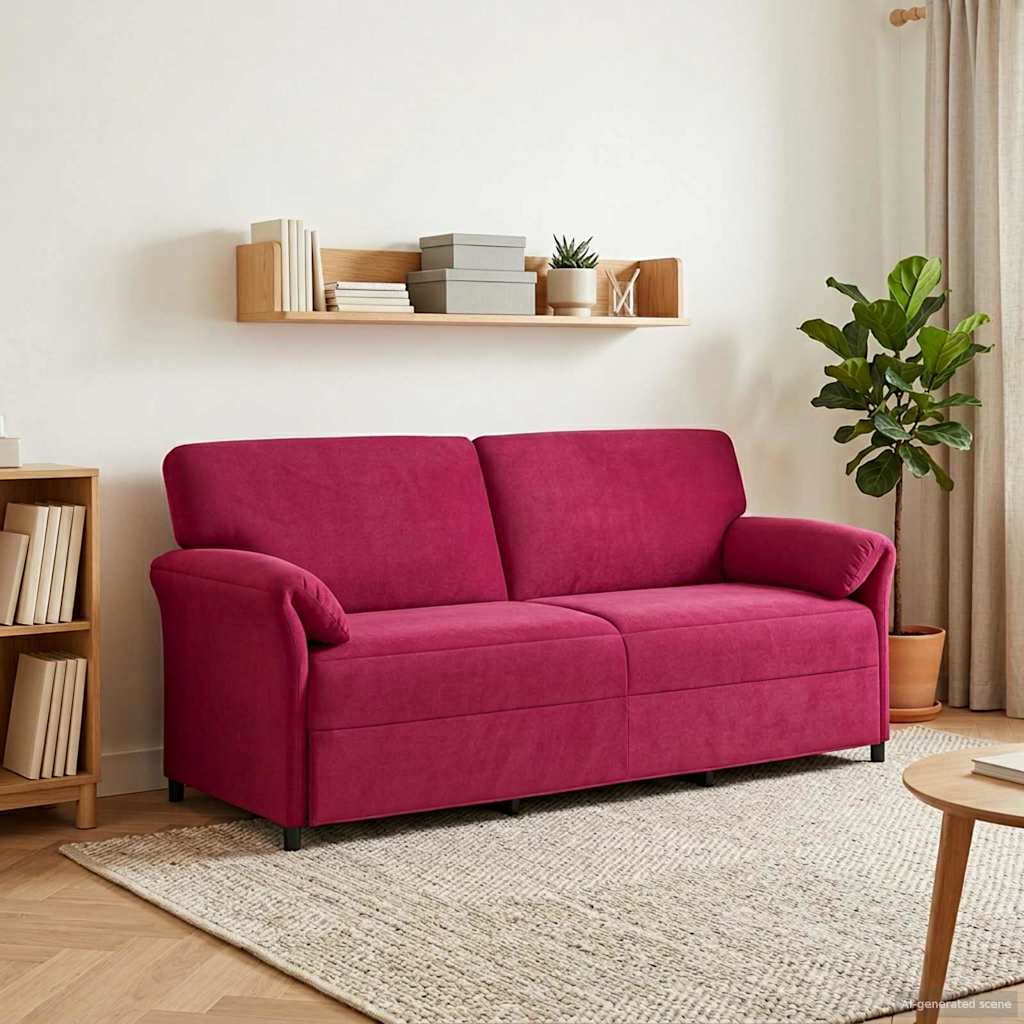 1-Sitzer Sofa Hellgrau 88 x 83 x 95 cm Samt