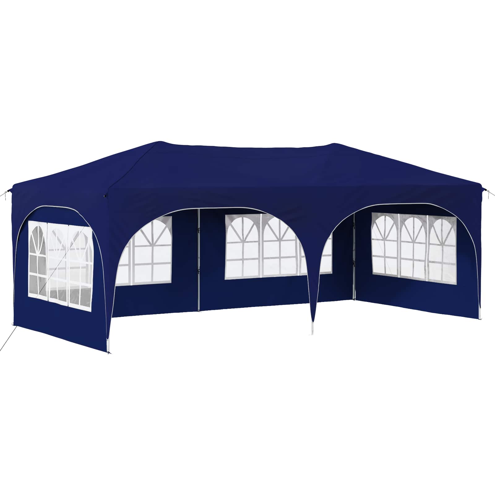 Pop-up Partyzelt 575 x 288 x 245 cm Creme Oxford-Stoff
