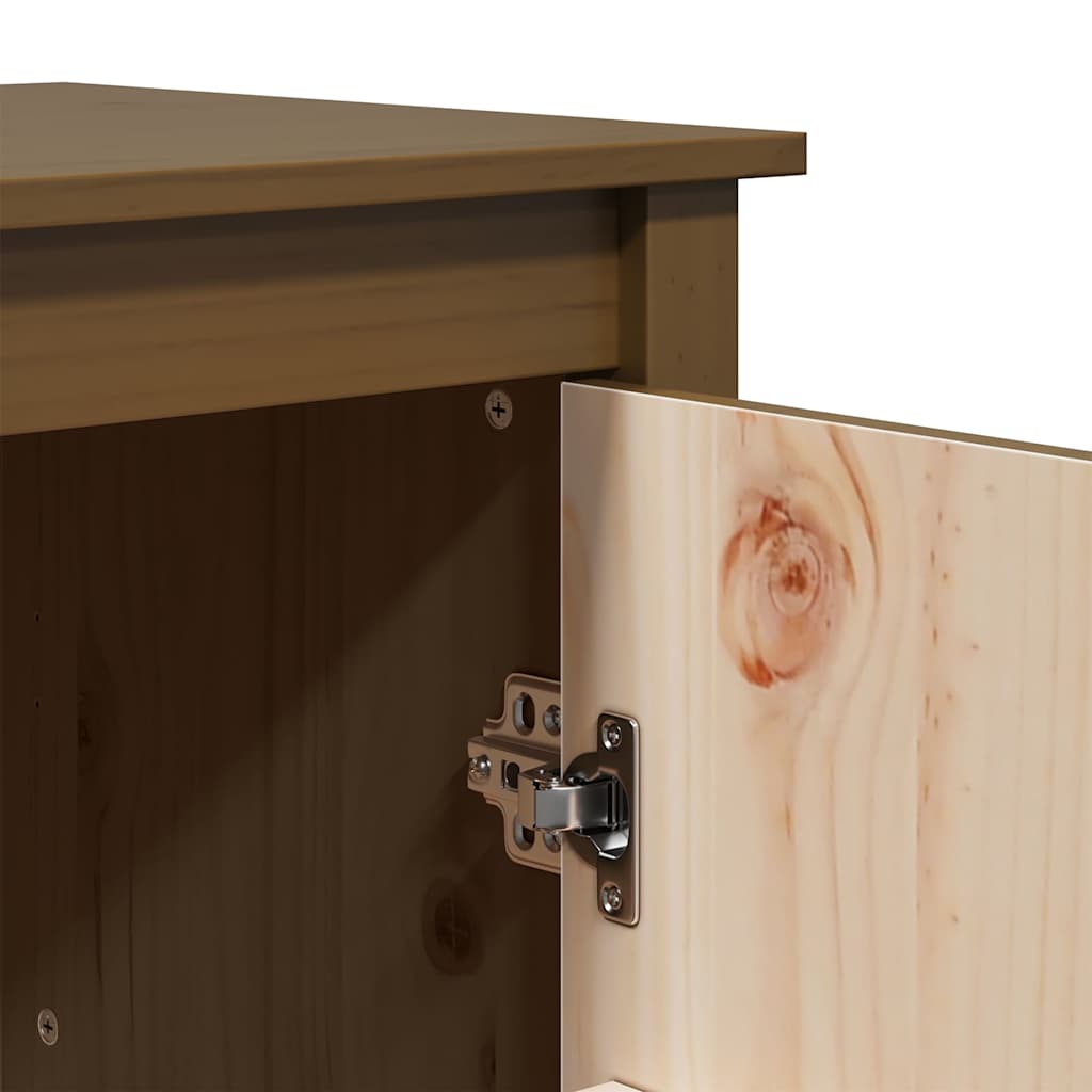 Highboard 83x41,5x100 cm Massivholz Kiefer