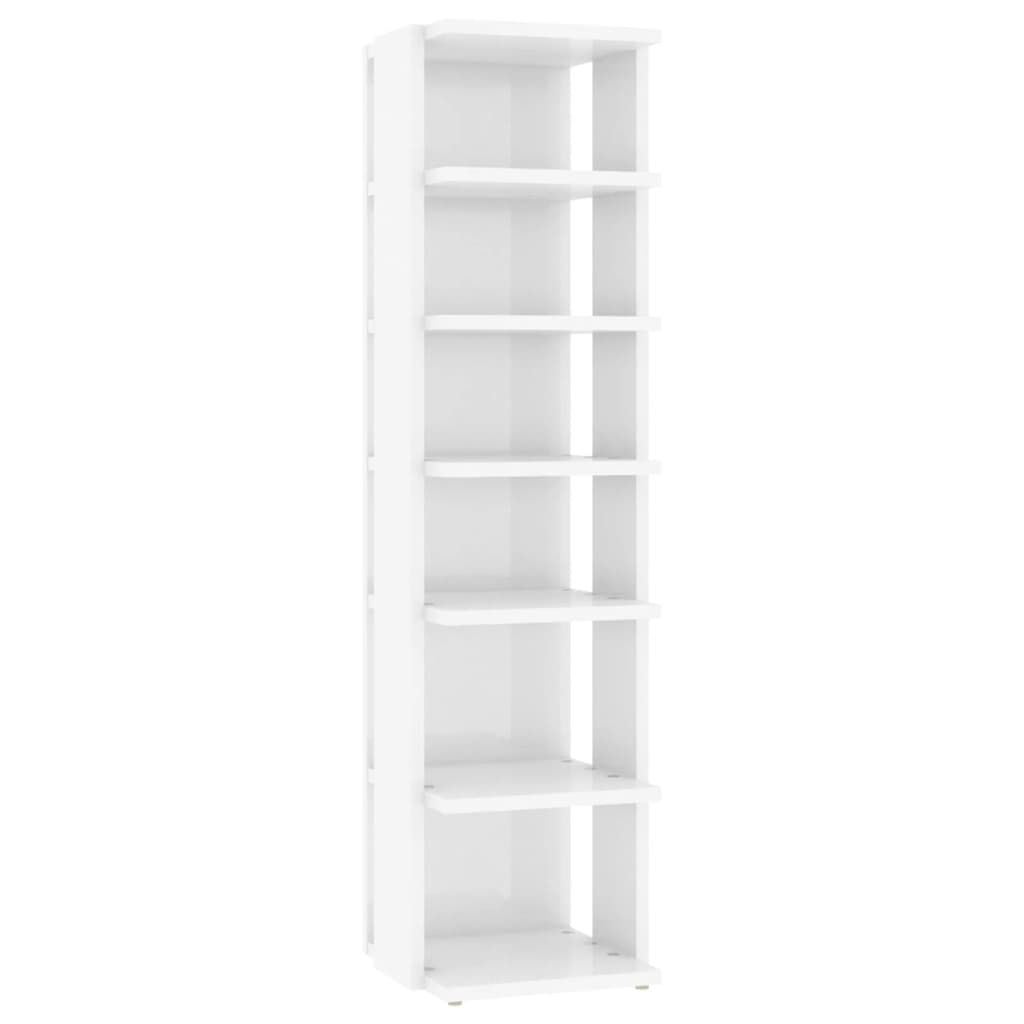 Schuhschrank Weiß 27,5x27x102 cm Holzwerkstoff