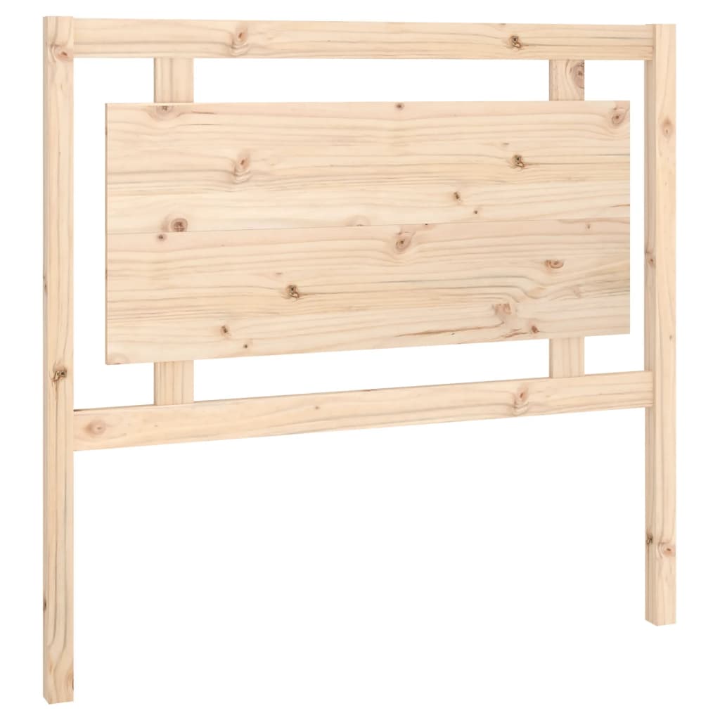 Kopfteil Grau 80,5x4x100 cm Massivholz Kiefer