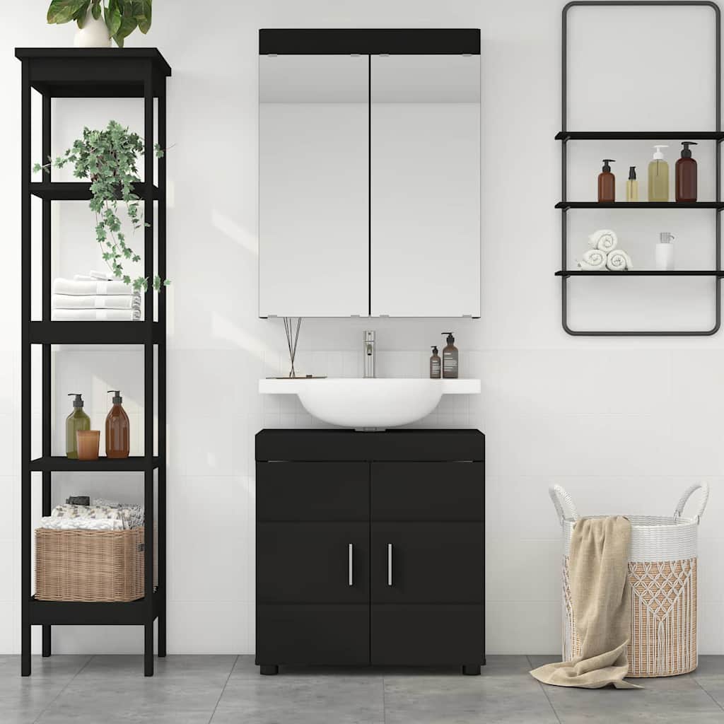 Badezimmermöbel-Set TULUM 2 pcs Weiß 60 x 34 x 63 cm