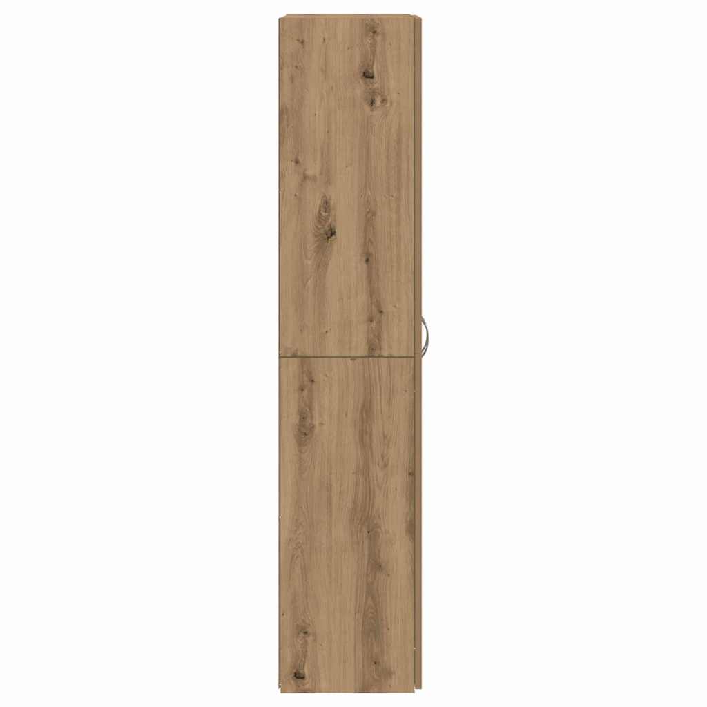 Aktenschrank Weiß 60x32x153 cm Holzwerkstoff