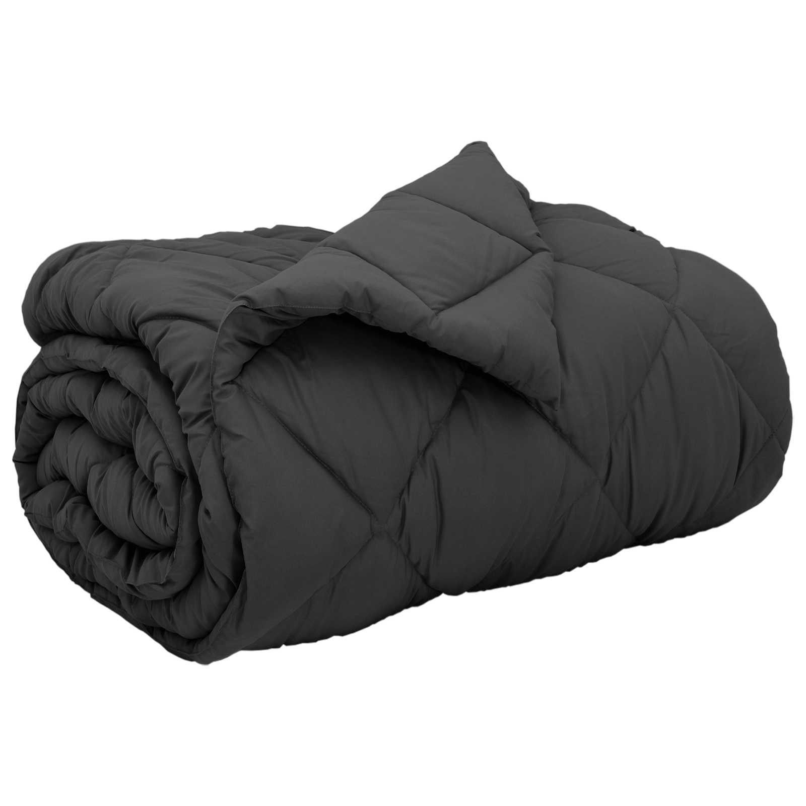 Winterbettdecke Anthrazit 135 x 200 cm Mikrofaser