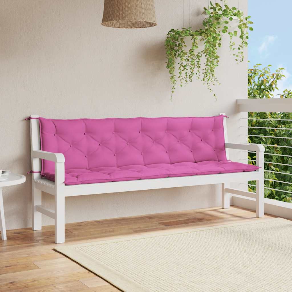 Gartenbank-Auflage Anthrazit 100x(50+50)x7 cm Oxford-Gewebe