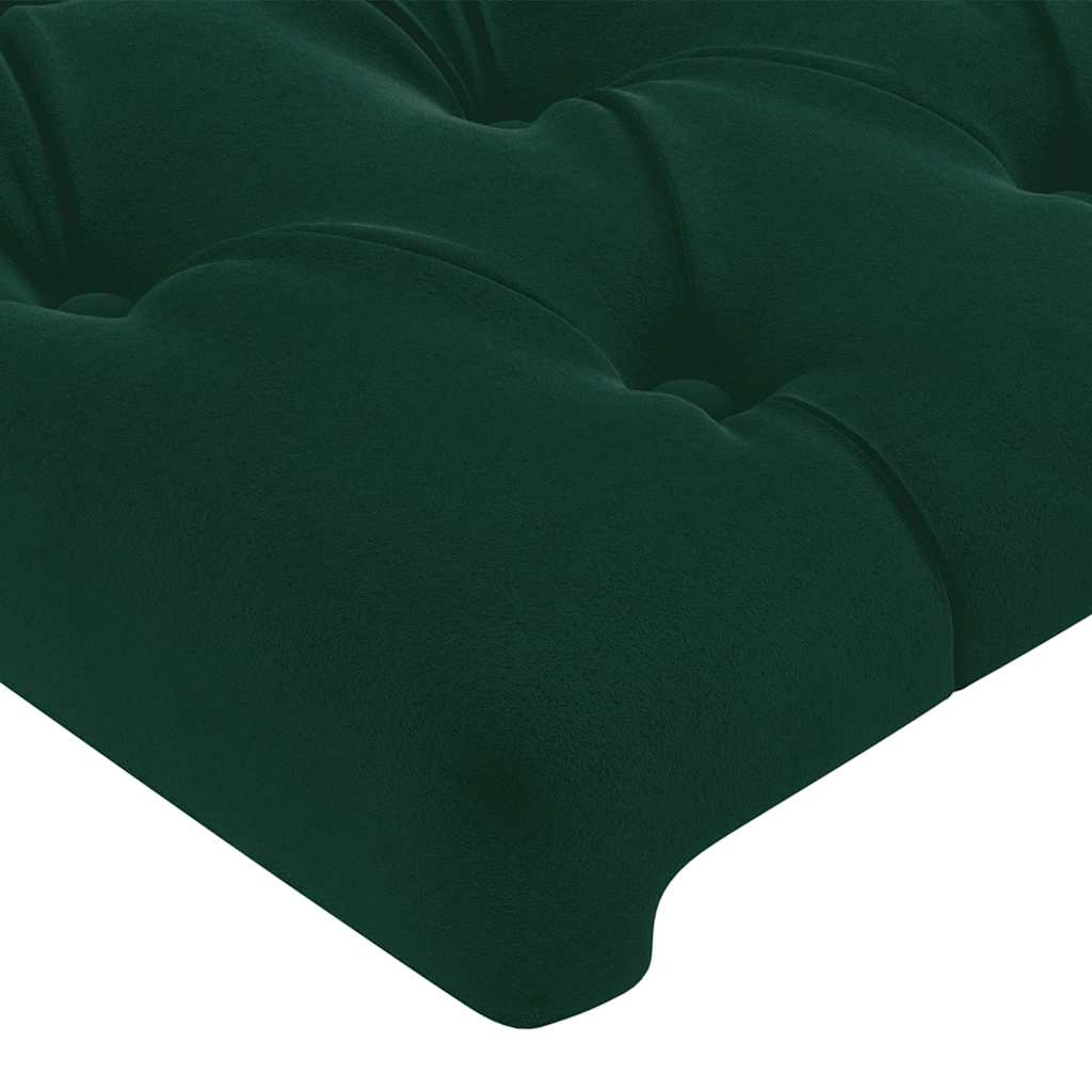 Kopfteil Hellgrau 80x7x118/128 cm Samt