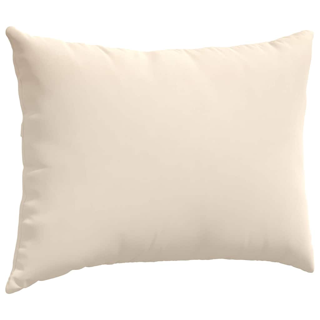 Sofakissen 2 Stück Taupe 50 x 30 cm Stoff