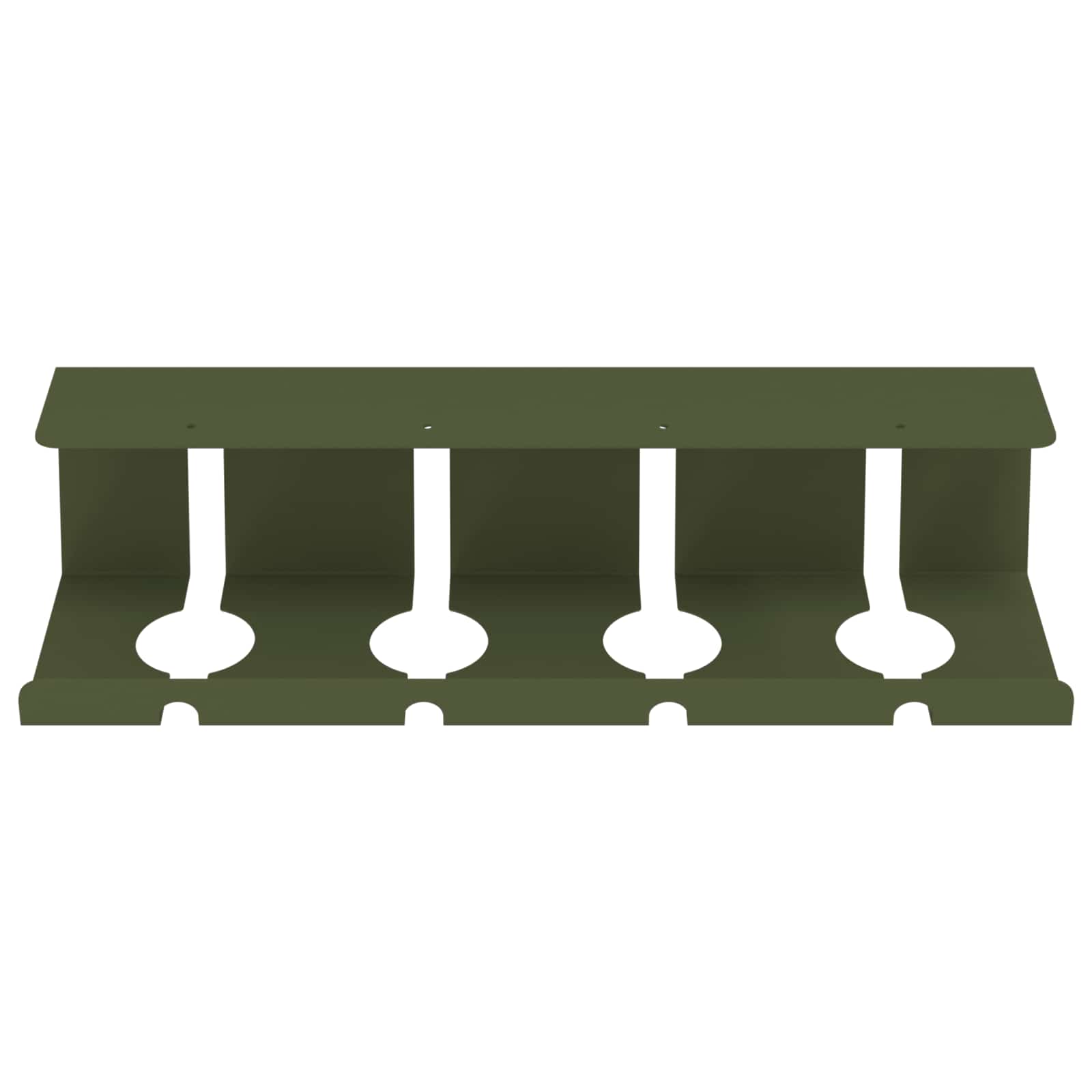 Unter dem Schreibtisch Kabelmanagement Tray 2 Stk. Anthrazit