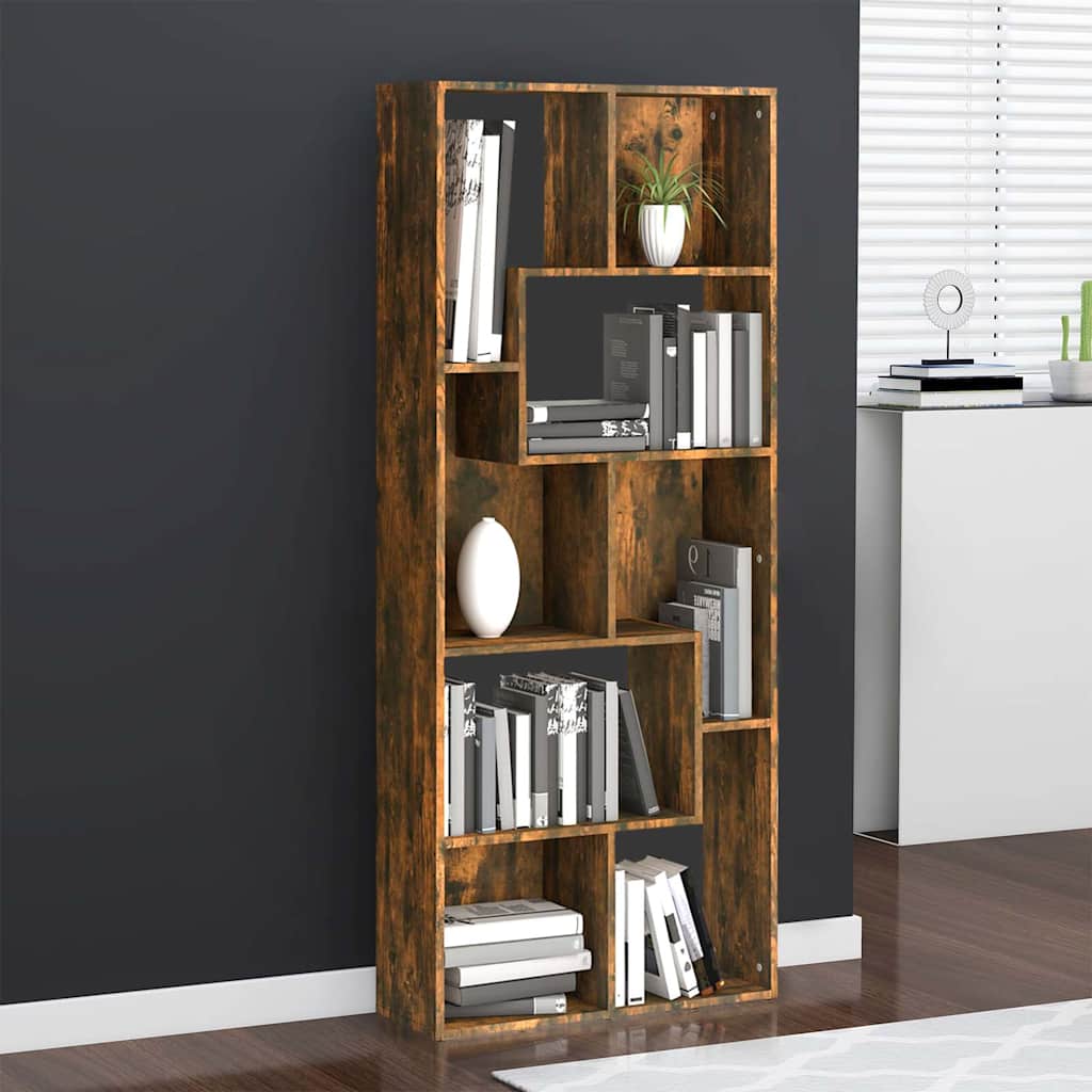 Bücherregal Weiß 67x24x161 cm Holzwerkstoff