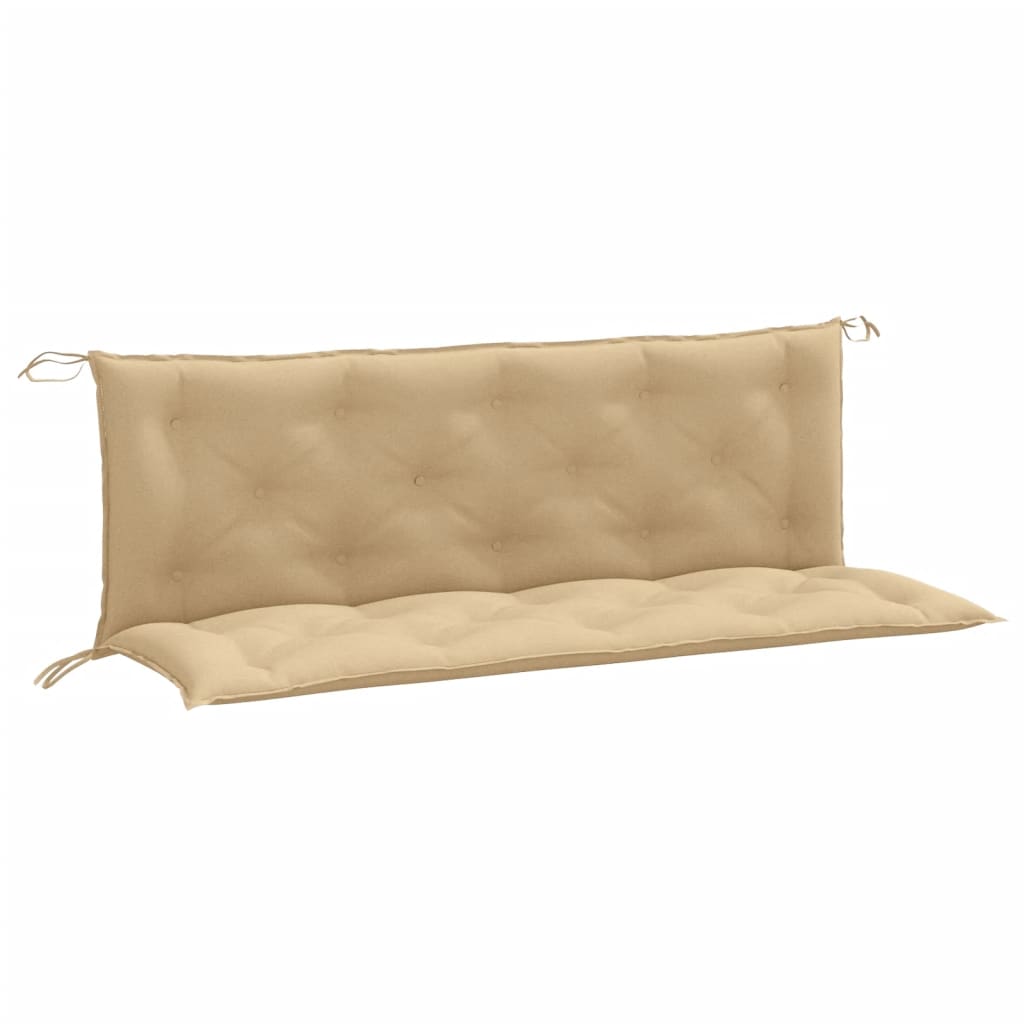 Gartenbank-Auflagen 2 Stk. Melange Anthrazit 100x50x7 cm Stoff