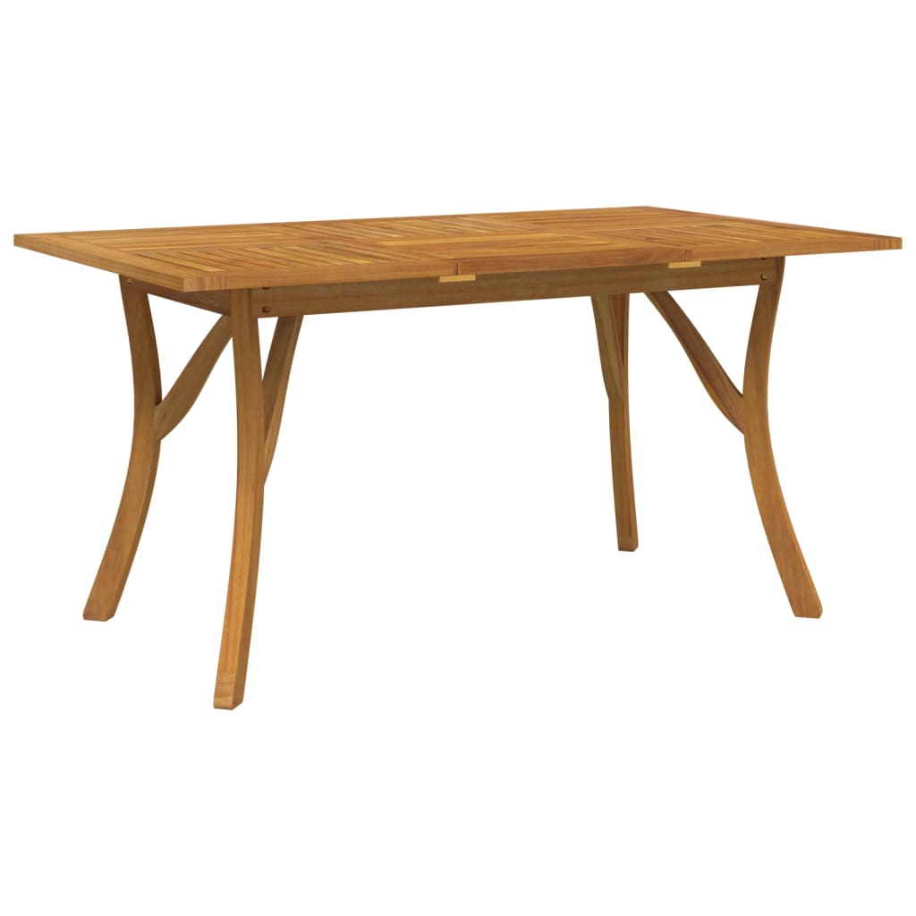 Gartentisch 85x85x75 cm Massivholz Akazie