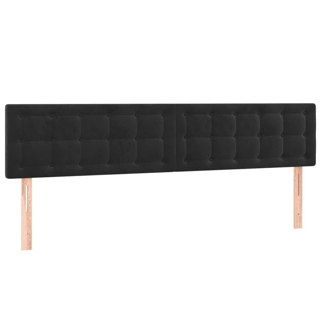 Kopfteil Hellgrau 80x5x118/128 cm Samt