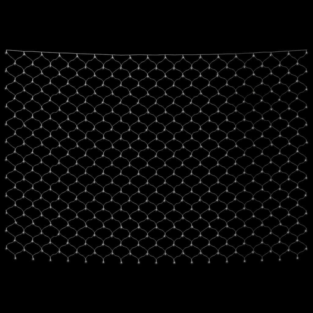 LED-Lichternetz Warmweiß 3x2 m 204 LEDs Indoor Outdoor