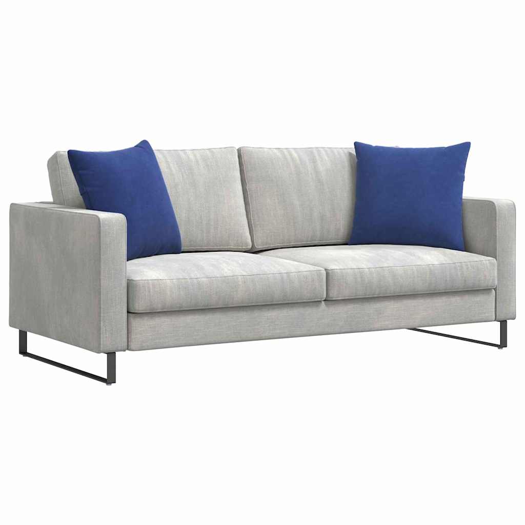 Sofakissen 2 Stück Blau 50 x 30 cm Cordstoff