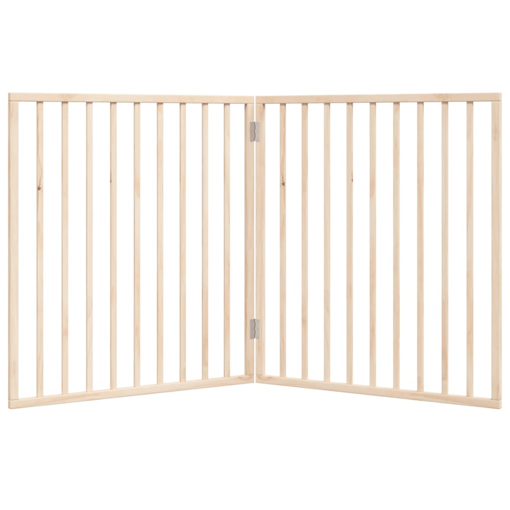 Hundegitter Faltbar 3 Paneele 150 cm Pappelholz