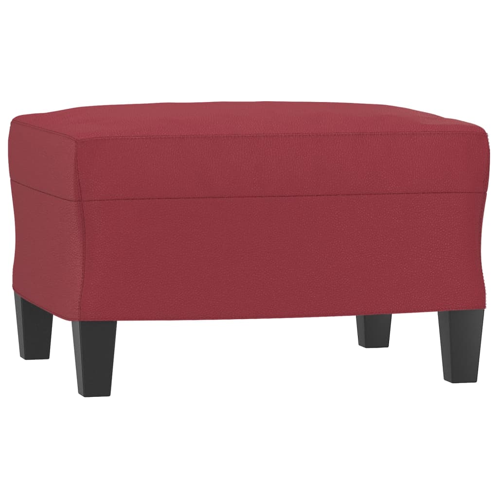 Fußhocker Schwarz 60x50x41 cm Kunstleder