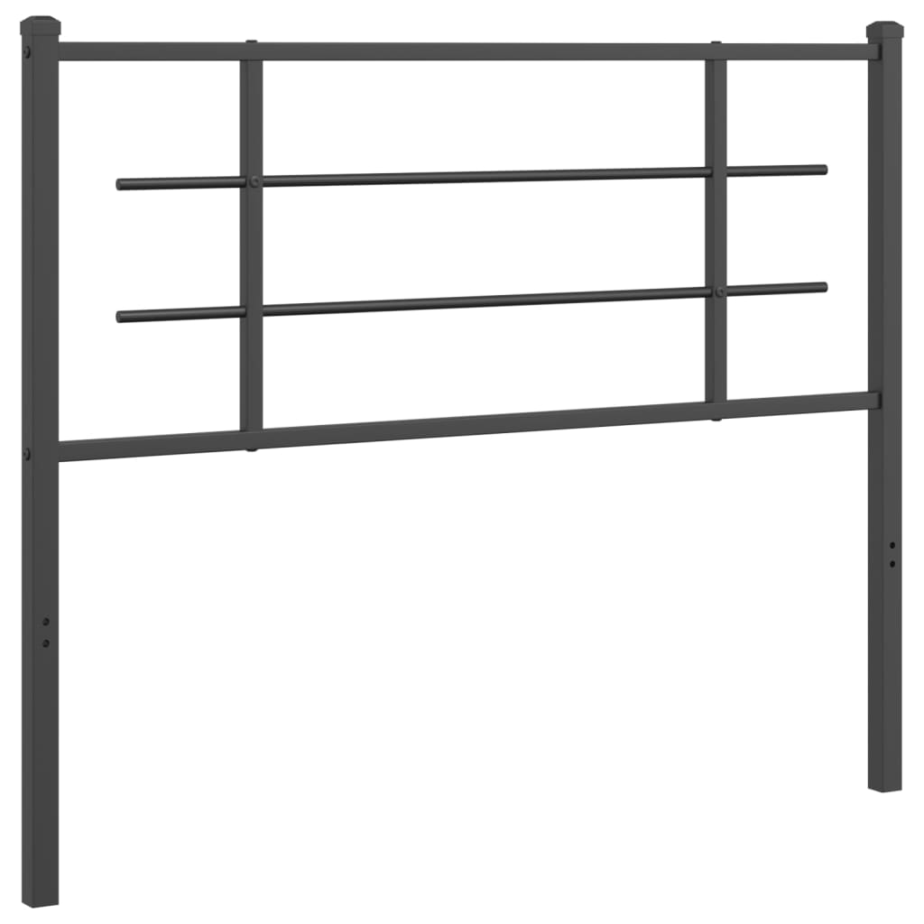 Ersatz-Kopfteil Metall Weiß 100 cm