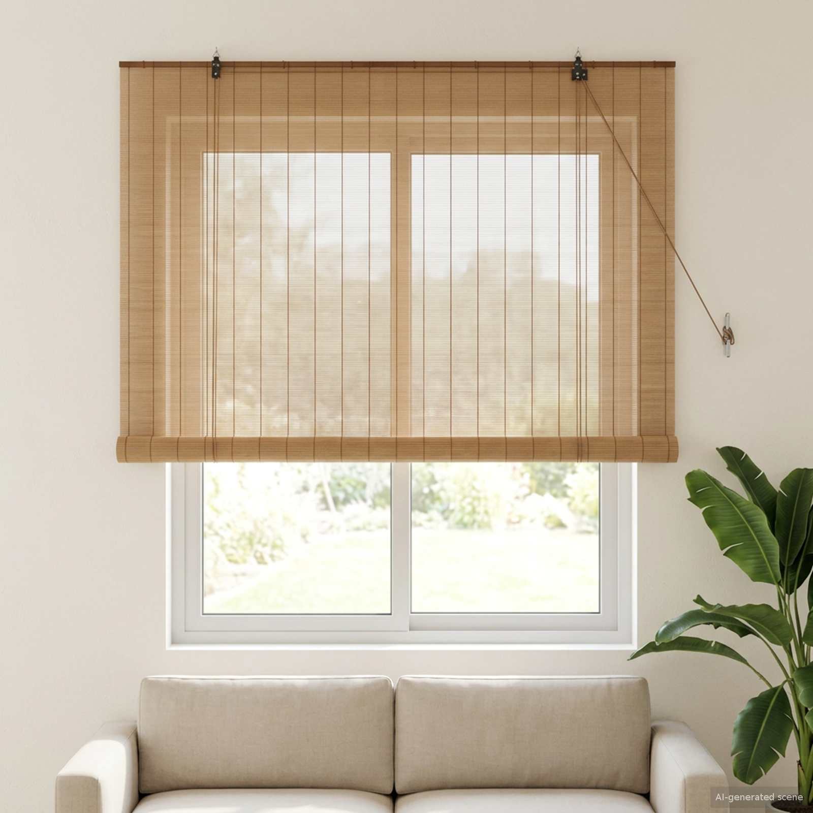 Bambusrollo Natur 80x160 cm