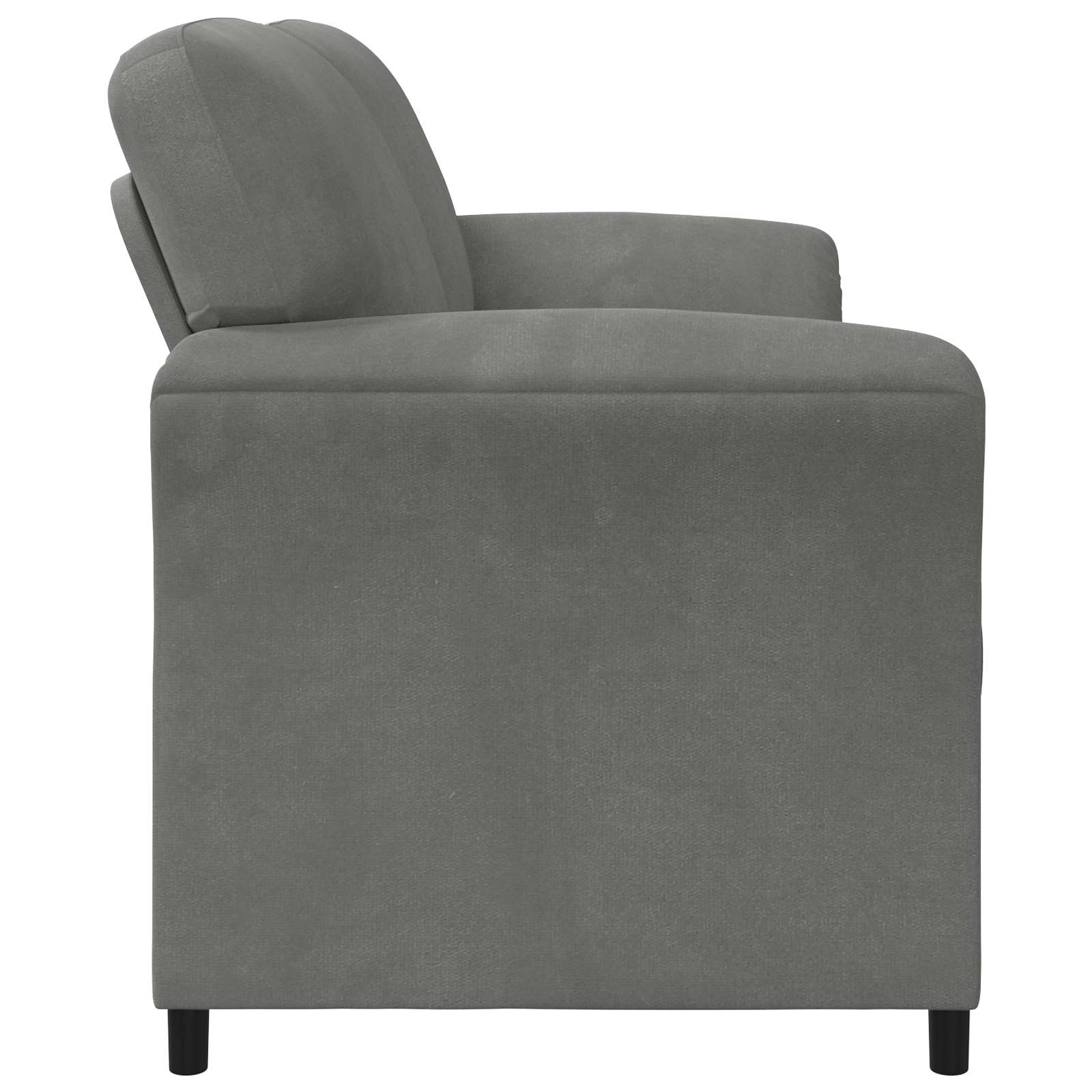 1-Sitzer Sofa Hellgrau 88 x 83 x 95 cm Samt