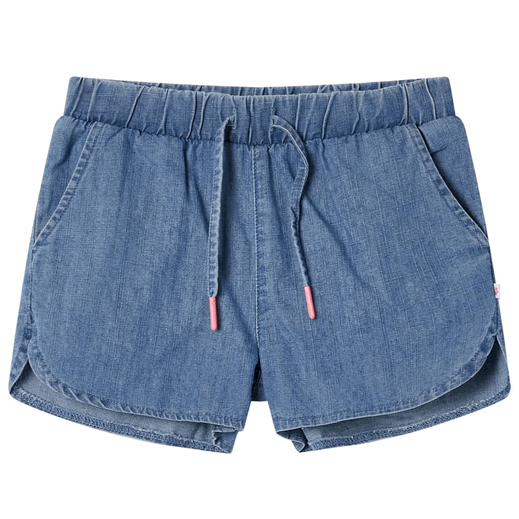 Kindershorts Helles Jeansblau 140