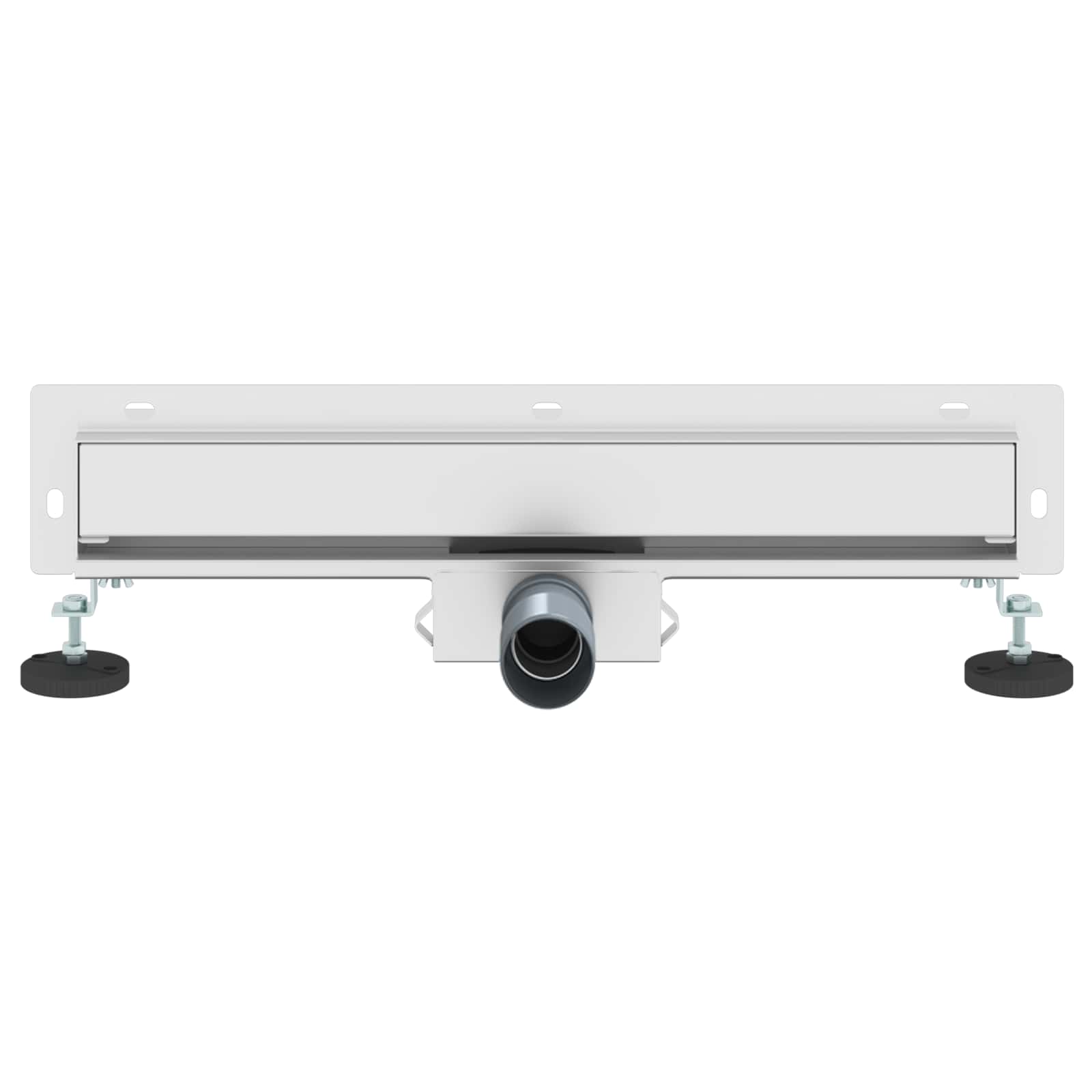 Wandmontierter Duschablauf Silber 50 cm Edelstahl 304