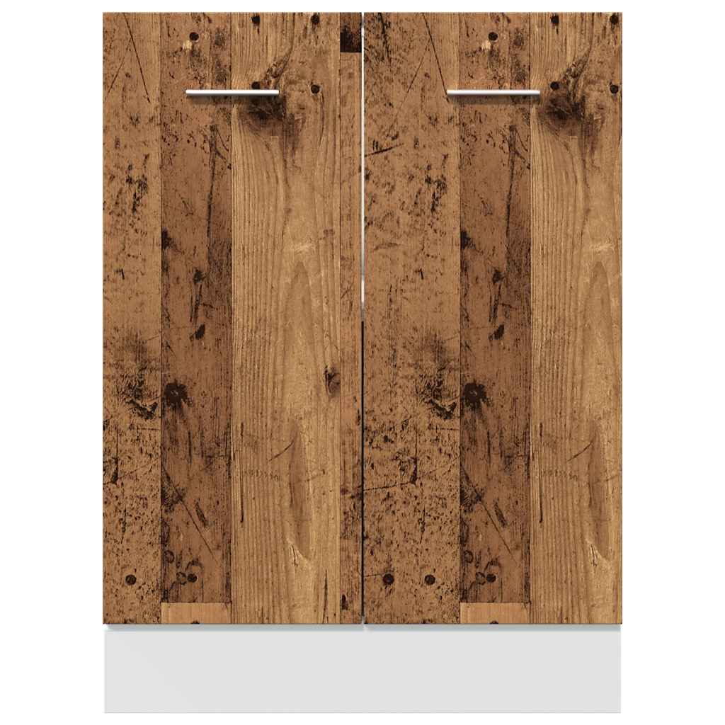 Unterschrank Lyon Weiß 60x46x81,5 cm Holzwerkstoff