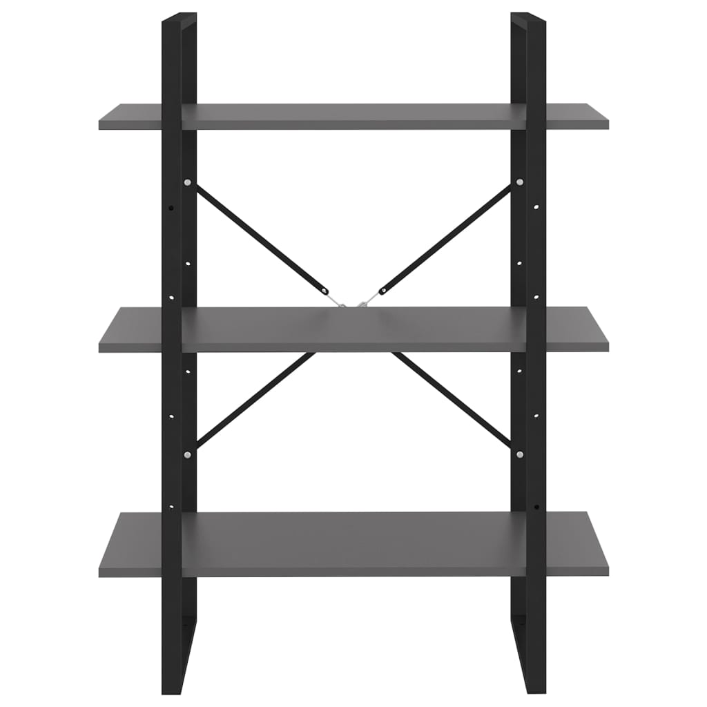 Bücherregal Weiß 80x30x105 cm Holzwerkstoff