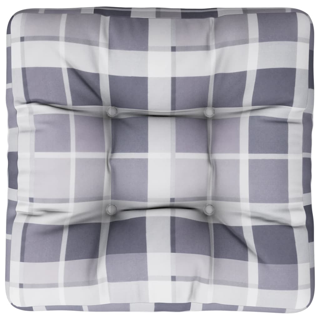 Palettenkissen Anthrazit 50x50x12 cm Stoff