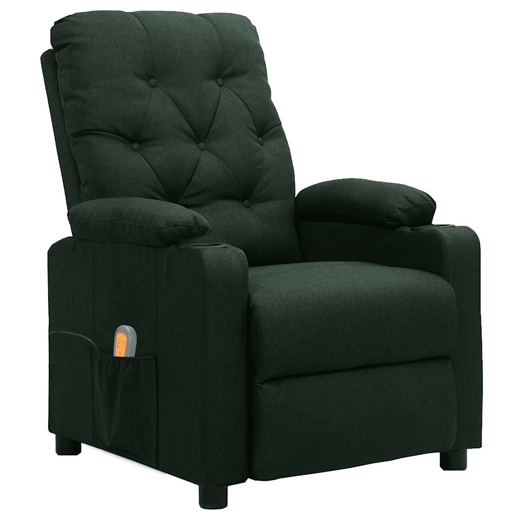 Massagesessel Schwarz Stoff