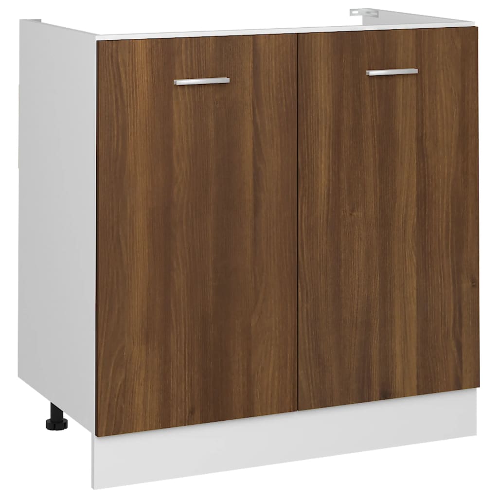 Unterschrank Lyon Weiß 60x46x81,5 cm Holzwerkstoff