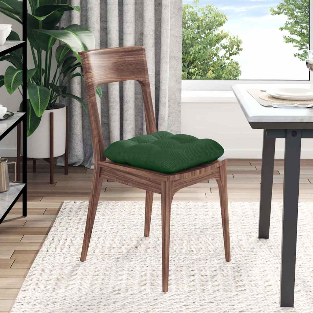Sitzkissen 4 pcs Hellgrau 40 x 40 cm Cordstoff