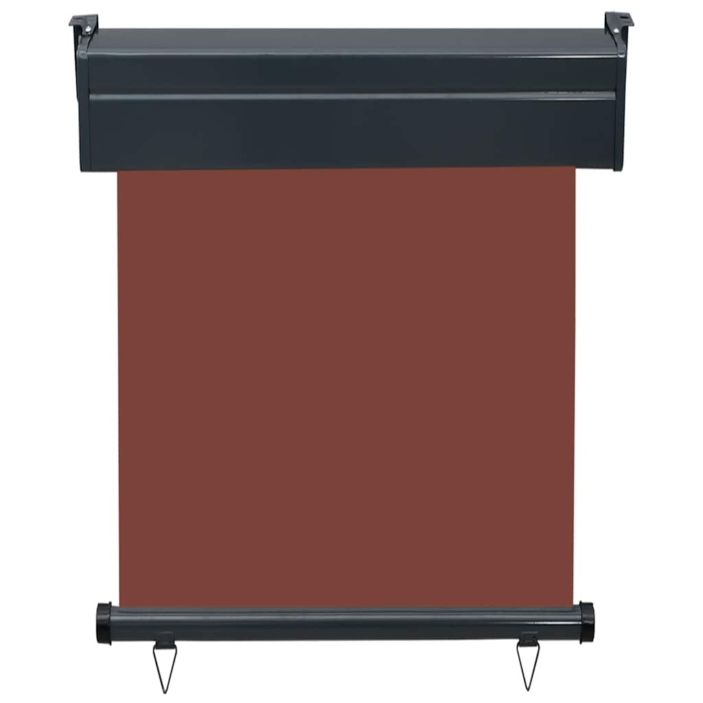 Balkon Seitenmarkise 60 x 250 cm 100% Polyester Eisen Stahl