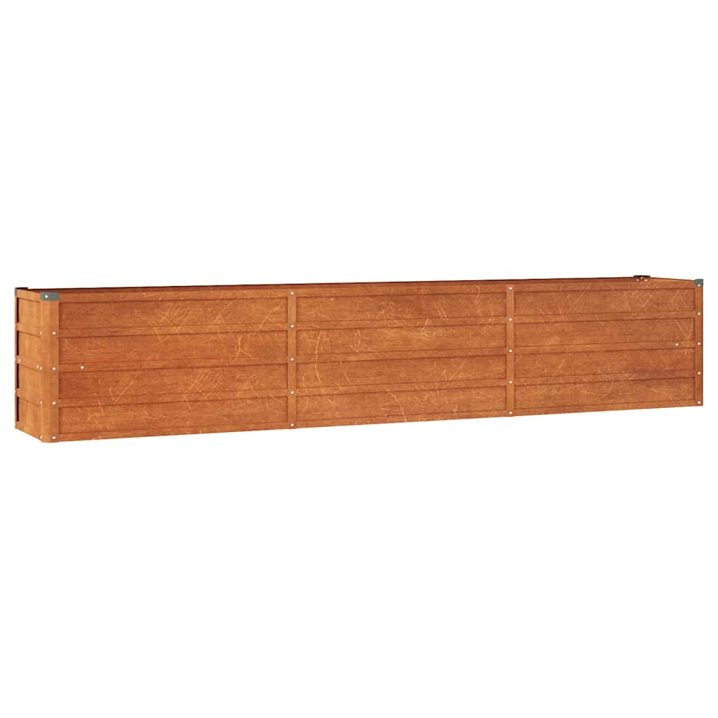 Hochbeet Rostig 100x100x77 cm Cortenstahl