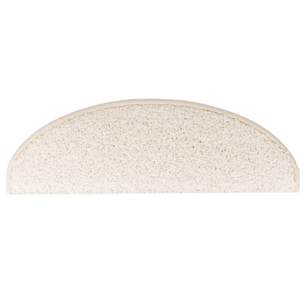 Stufenmatten 15 Stk. 56x17x3 cm Grau Halbrund